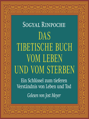 cover image of Das tibetische Buch vom Leben und vom Sterben